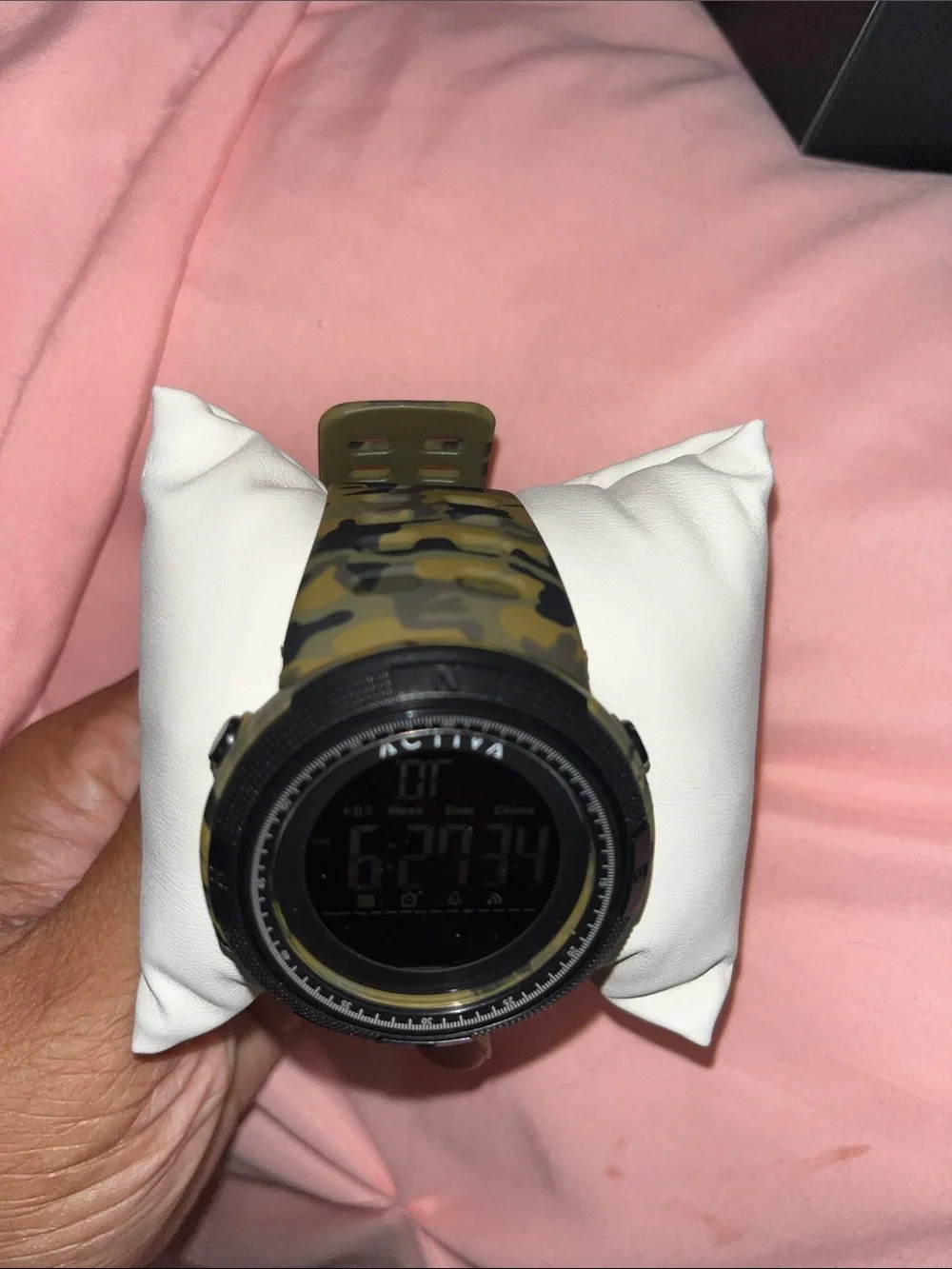 Ativa Camouflage Olive and Black Digital Sport Watch